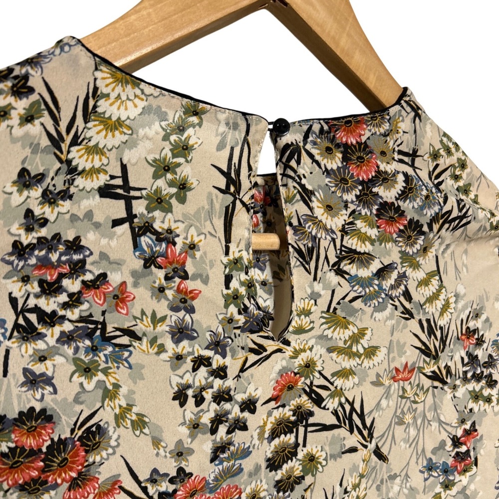 Zara Basic Collection Ruched Neckline Long Sleeve… - image 7